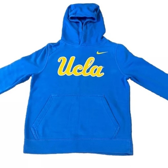 UCLA Bruins Script Logo Unisex Kids Small Nike Sweatshirt Hoodie Sweater - Picture 1 of 4